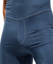 S/M RUFSKIN's Bodysuit LOLO Supple Stretch Rayon Singlet Hemmed at 3/4 Slate7