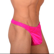 S/M SMU Men Swim Tanning Underwear Thongs Pink 33804 MX174