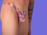 S/M SMU Mens Sensual Swim Tanning Flash Thong 33409 MX115