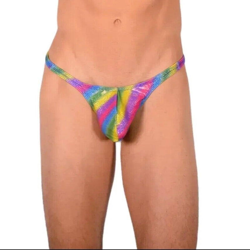 S/M SMU Sexy Rainbow Thong MX20 341391