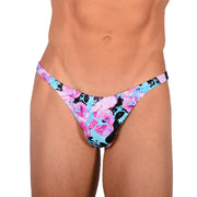 S/M SMU Sheer Multicolor Thong MX19 340071