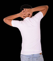 SMALL Calvin Klein Cotton Stretch Round - Neck White T-Shirt MX164