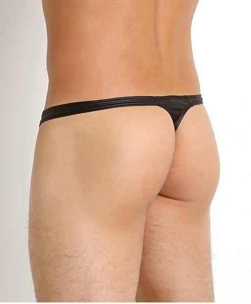 Small Gregg Homme Bonded leather Thong Black 53