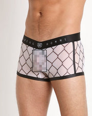 Small Gregg Homme Boxer Brief Wired C-Ring  White 140105 83