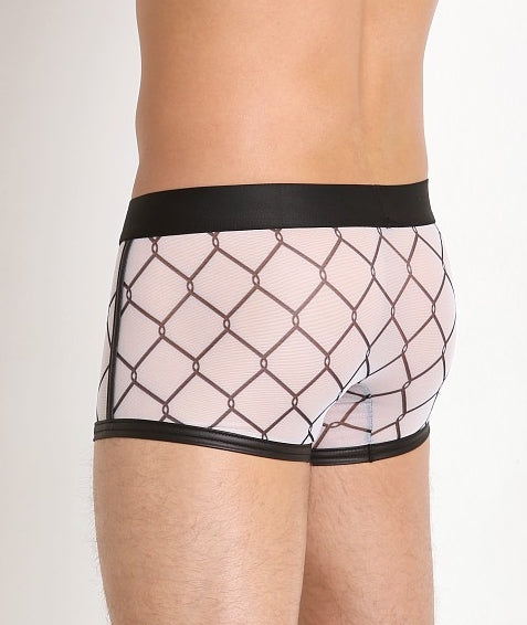 Small Gregg Homme Boxer Brief Wired C-Ring  White 140105 83