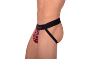 Small Jockstrap SKULL & BONES Ombre Leopard Jock 22