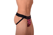 Small Jockstrap SKULL & BONES Ombre Leopard Jock 24
