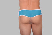 Small Mate Tanning Brazilian TANGA BRIEF Sheer Aqua 30/32''6