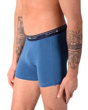 SMALL Mens Punto Blanco Basics Short Boxer Blue 53438 Pu20