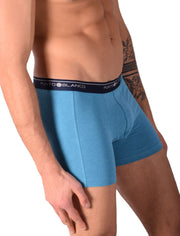 SMALL Mens Punto Blanco Basics Short Boxer Blue 53438 Pu24