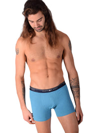 SMALL Mens Punto Blanco Basics Short Boxer Blue 53438 Pu24