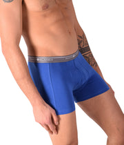 SMALL Mens Punto Blanco Basics Short Boxer Blue 53438 Pu27