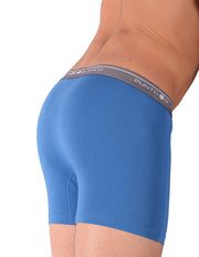 SMALL Mens Punto Blanco Basics Short Boxer Blue 53438 Pu35
