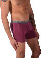 SMALL Mens Punto Blanco Basics Short Boxer Burgundy 53438 Pu19
