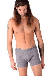 SMALL Mens Punto Blanco Basics Short Boxer Grey Print 53438 Pu33