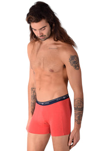 SMALL Mens Punto Blanco Basics Short Boxer Red 53438 Pu9