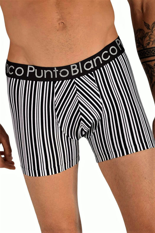 SMALL Mens Punto Blanco Boxer Black Stripe 33029 S 40