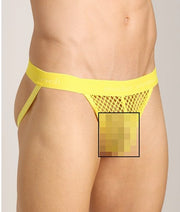 Small Modus Vivendi Jock Sexy French Jockstrap C - Through Yellow 07712 583