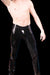 SMALL POLYMORPHE Men's Latex Pants Black Yellow 16