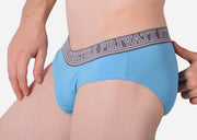 Small Private structure Brie Cotton Briefs Slips Aqua  46