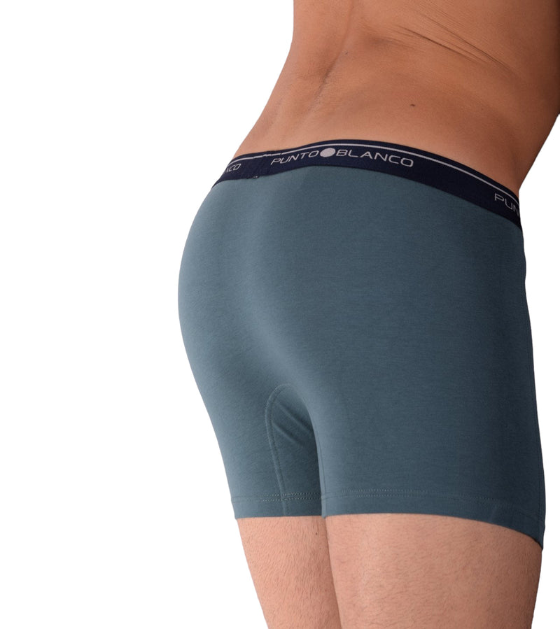 Small Punto Blanco Basics Boxer Green Emerald 53438 PU132