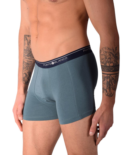 Small Punto Blanco Basics Boxer Green Emerald 53438 PU131