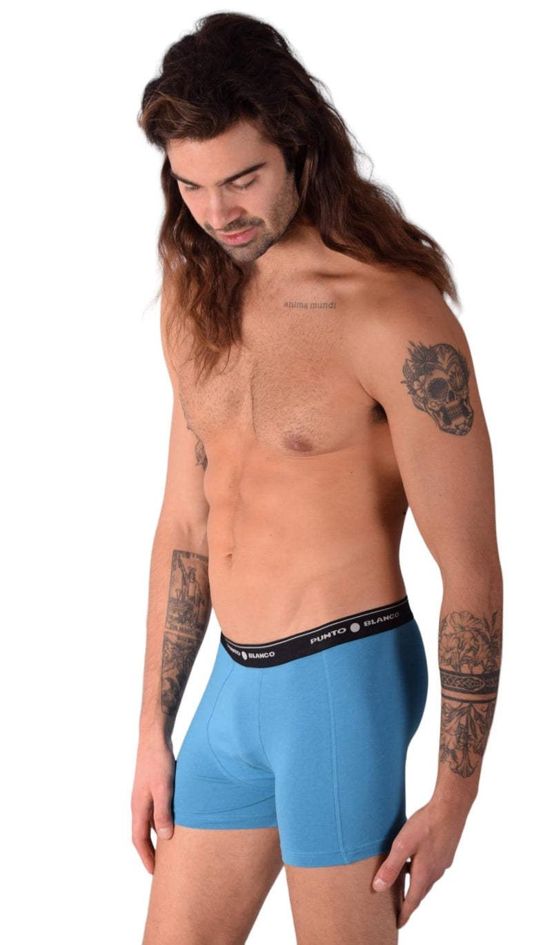 Small Punto Blanco Basics Short Boxer Blue 53438 Pu165