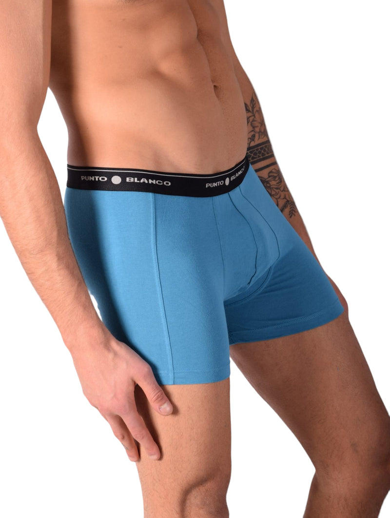Small Punto Blanco Basics Short Boxer Blue 53438 Pu163