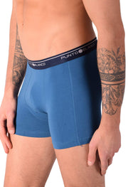 Small Punto Blanco Basics Short Boxer Blue 53438 Pu201