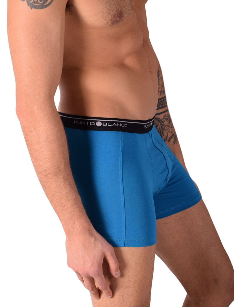 Small Punto Blanco Basics Short Boxer Blue 53438 Pu83