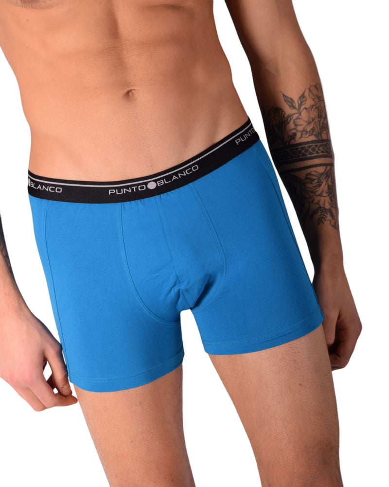 Small Punto Blanco Basics Short Boxer Blue 53438 Pu87