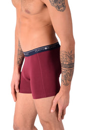 Small Punto Blanco Basics Short Boxer Burgundy 53438 Pu36