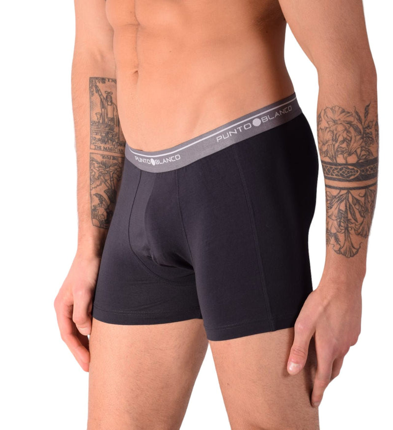 Small Punto Blanco Basics Short Boxer Dark Grey 53438 Pu301