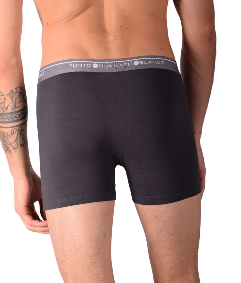 Small Punto Blanco Basics Short Boxer Grey 53438 P34