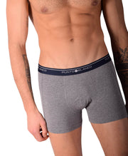 Small Punto Blanco Basics Short Boxer Grey 53438 Pu127