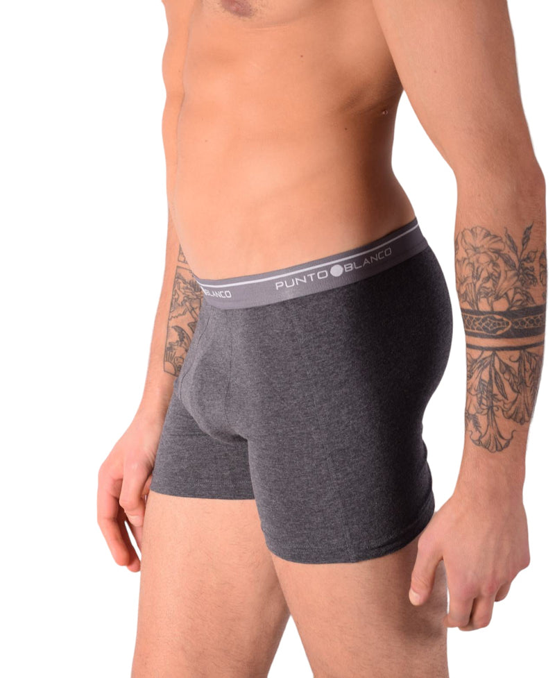 SMALL Punto Blanco Basics Short Boxer Grey 53438 Pu435