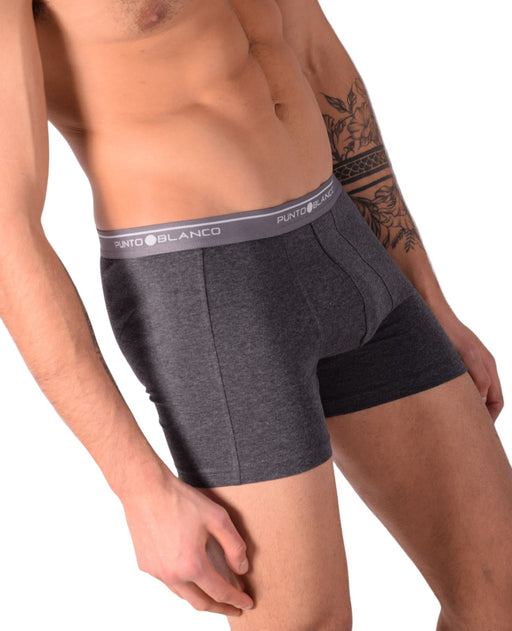 SMALL Punto Blanco Basics Short Boxer Grey 53438 Pu431