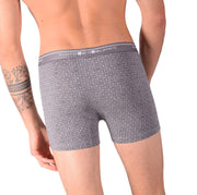 Small Punto Blanco Basics Short Boxer Grey Print 53438 Pu334