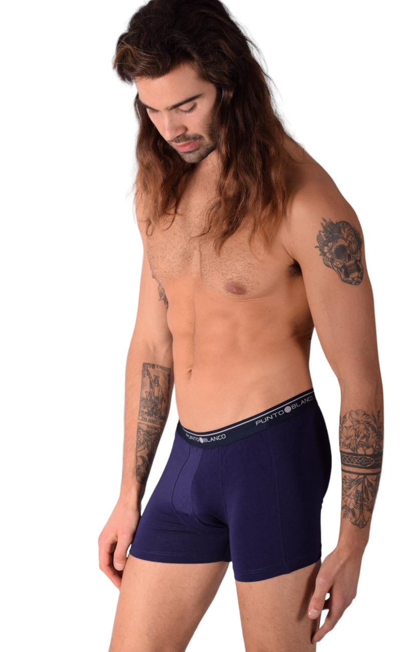 SMALL Punto Blanco Basics Short Boxer Navy 53438 Pu55