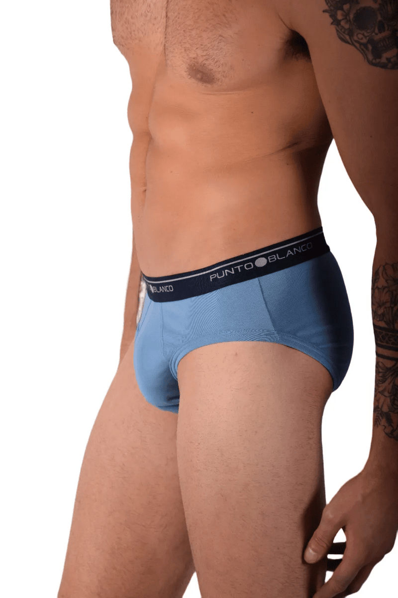 Small Punto Blanco Brief Basix Briefs Sustainable Cotton Pale Blue 53489 P185