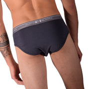 Small Punto Blanco Briefs Basix 53489-10 Grey P17