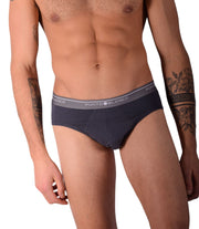 Small Punto Blanco Briefs Basix 53489 - 10 Grey P172