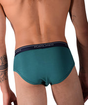 Small Punto Blanco Briefs Basix Green 53489-10 P19