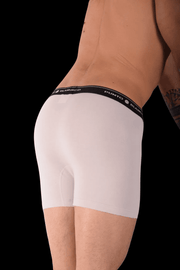 Small PUNTO BLANCO Cotton Stretch Boxer Basix White 53129 TAB 25