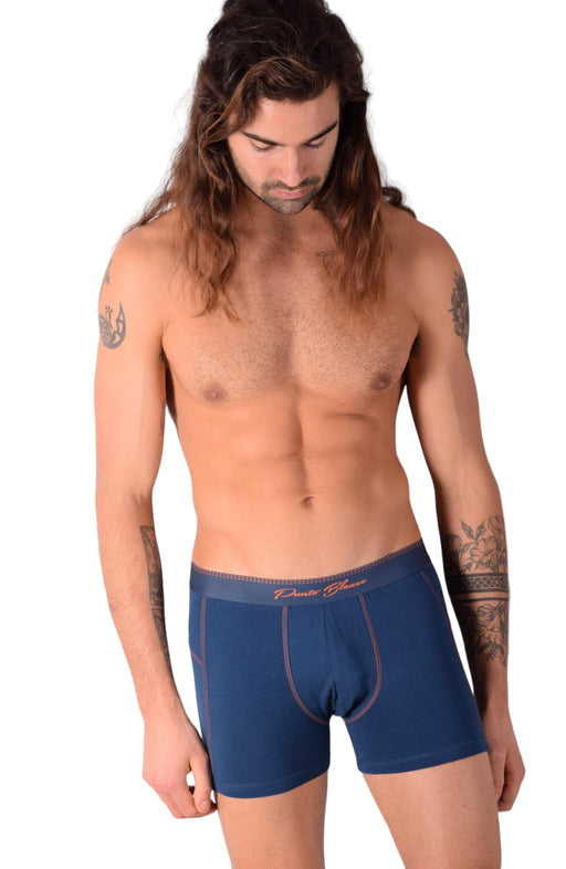 Small Punto Blanco Signature Boxer 33131 BLUE 12