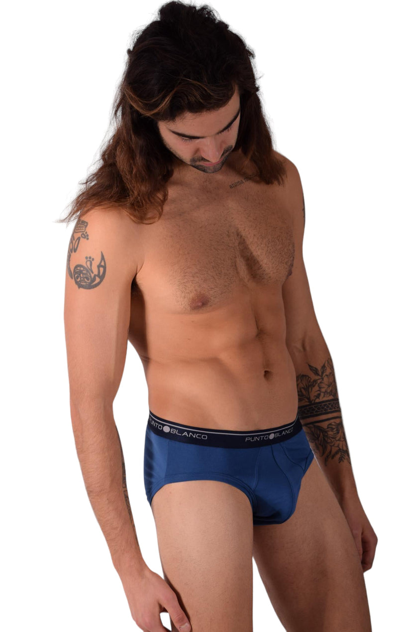Small Punto Blanco Small Briefs Basix 53489 - 10 Blue P104
