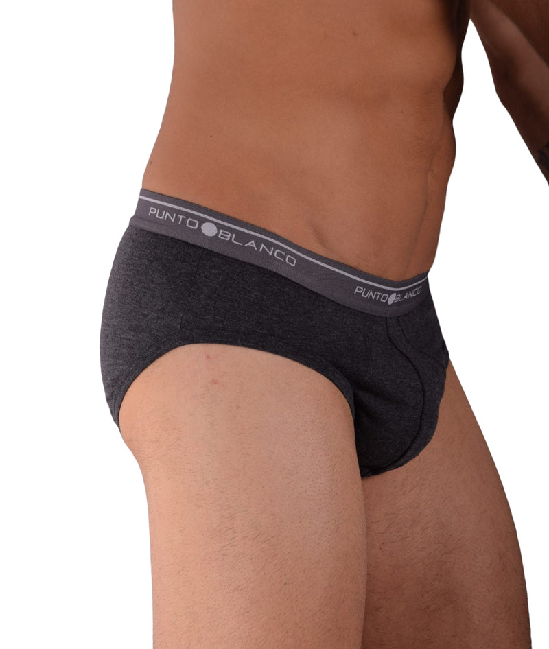 Small Punto Blanco Small Briefs Basix 53489 - 10 Grey P121