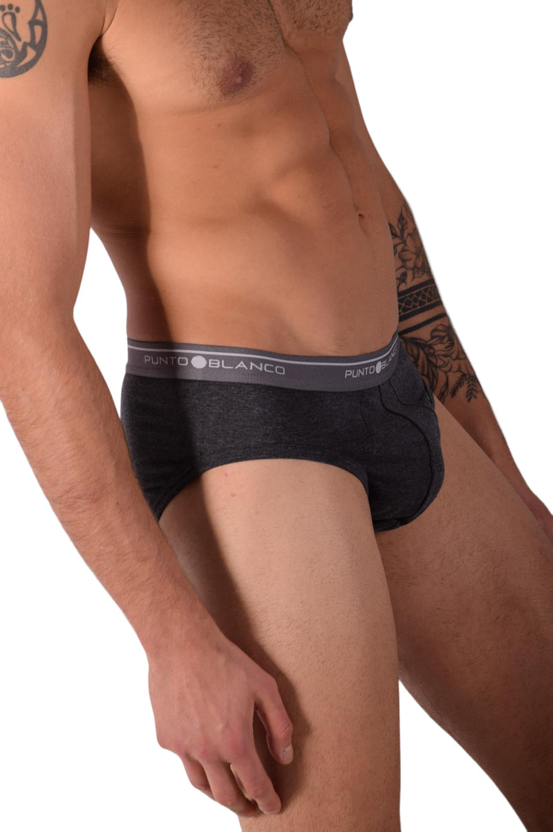 Small Punto Blanco Small Briefs Basix 53489 - 10 Grey P123