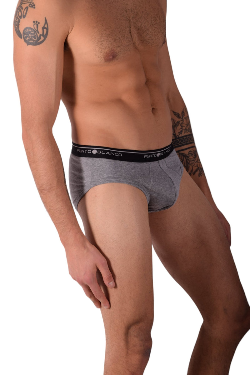 Small Punto Blanco Small Briefs Basix 53489 - 10 Light Grey P143
