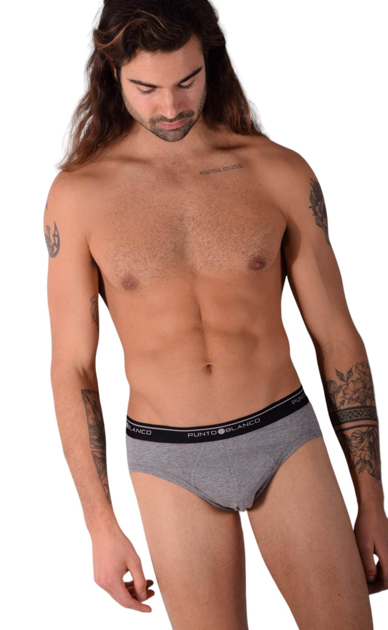 Small Punto Blanco Small Briefs Basix 53489 - 10 Light Grey P147